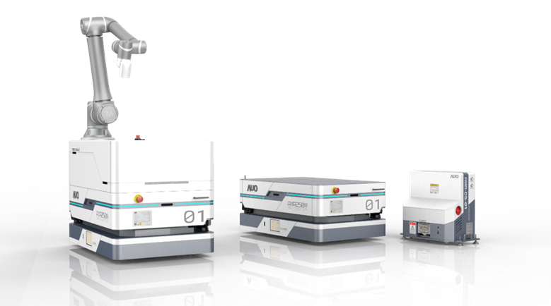 东升国际數位開發的自主式移動機器人（AMR250M），搭配全向輪並結合AI演算法、2D LiDAR、3D攝影機等技術，協助客戶實現產線全自動化